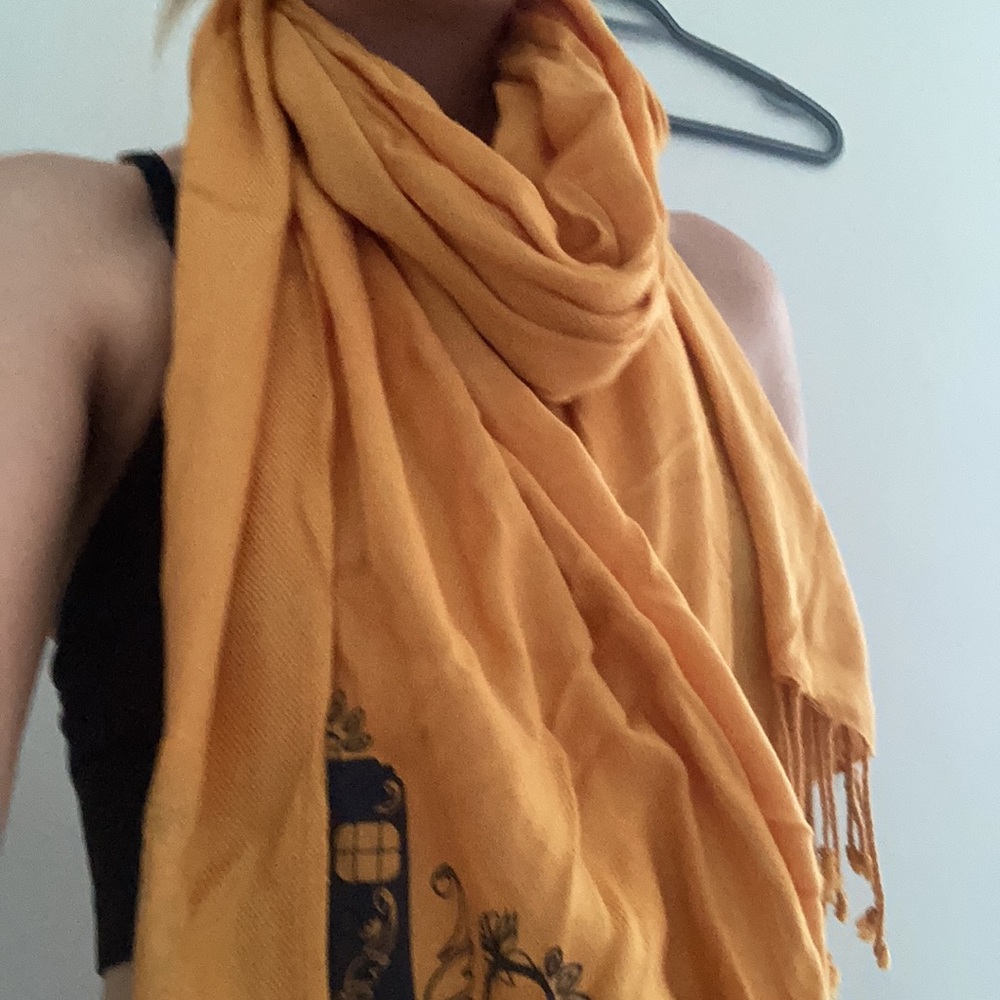 Yellow Tardis Scarf